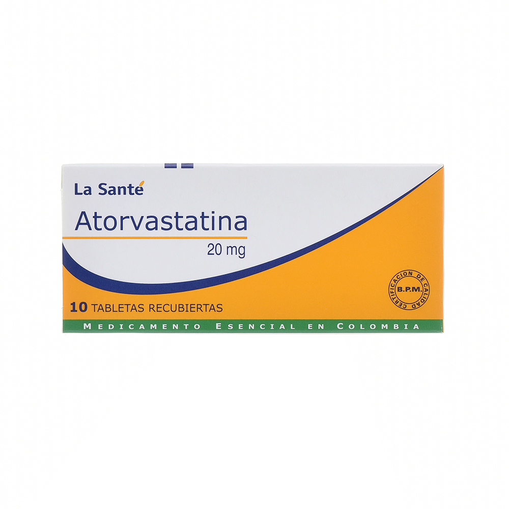 ATORVASTATINA 20MG TAB CJAX10 COL