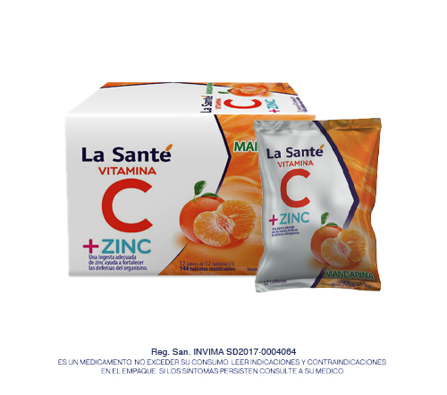 Vitamina C + Zinc La Santé